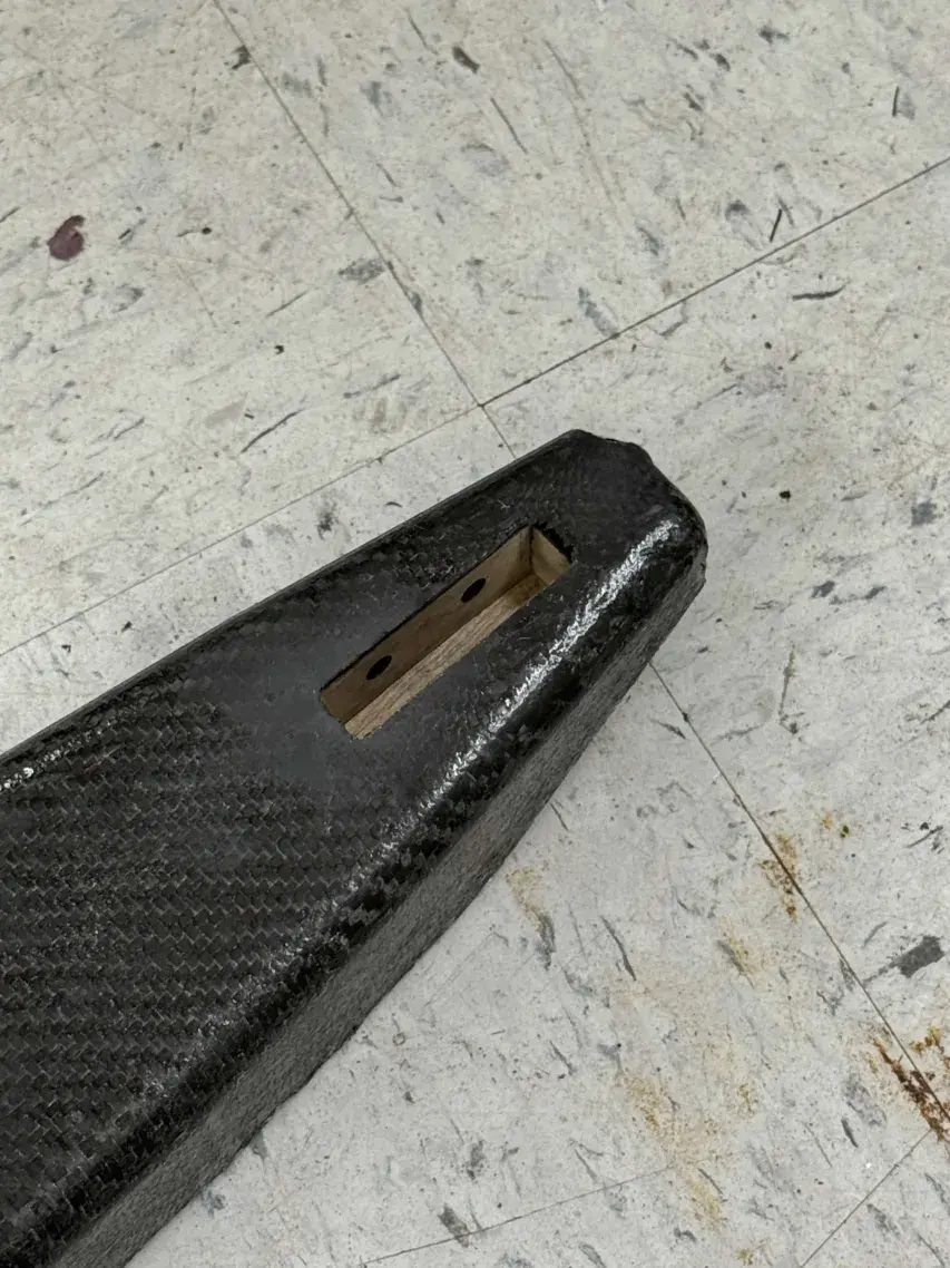 Laser-cut prism tail connector