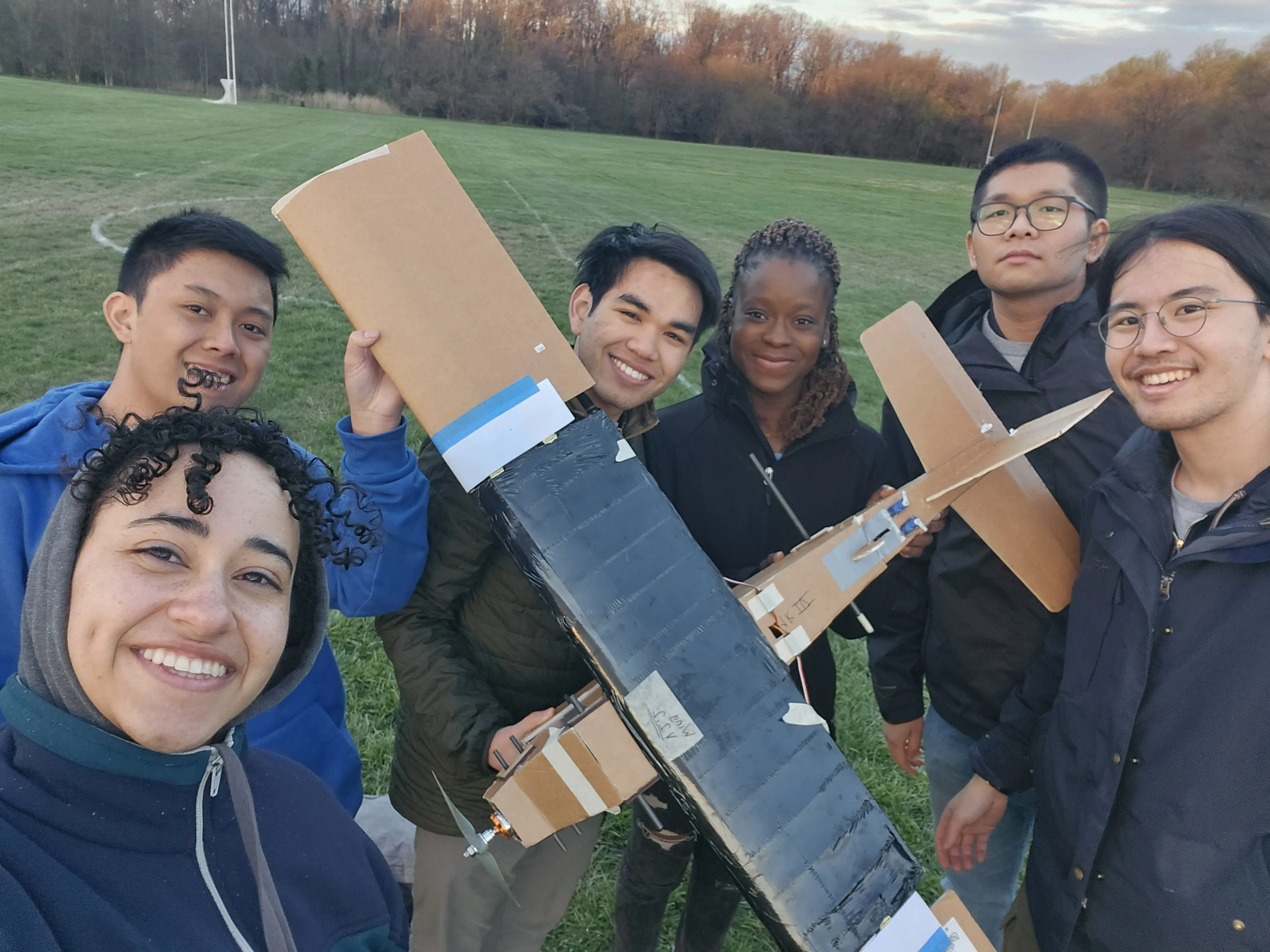 group photo during a fly day