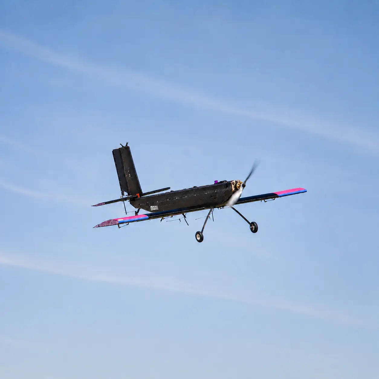 Johns Hopkins Design Build Fly team with their RC plane